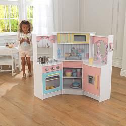 Игровая угловая кухня – Делюкс (KidKraft, 53368_KE) - миниатюра